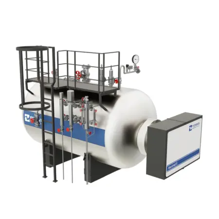 Marshall E Series Electric Industrial Steam Boiler Isometric View