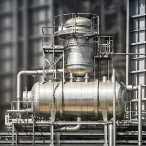 Industrial Deaerator in a chemical plant