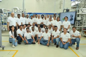 A group picture of all the members from R&D and sales team contributed for the successful launch of MuPT.