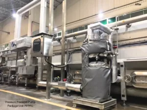 Forbes Marshall Condensate Pump Installed Inside a Beverage Plant in Thailand