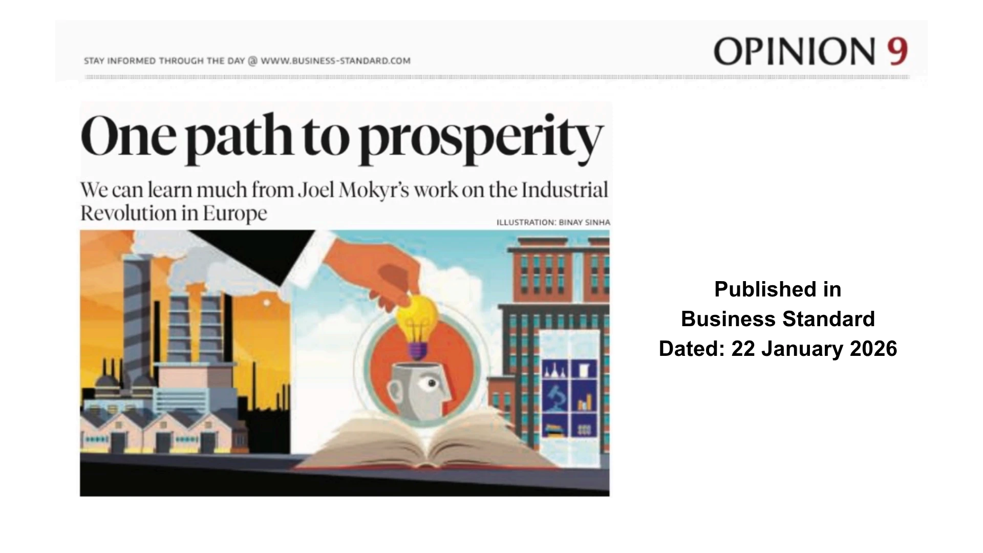 One path to prosperity