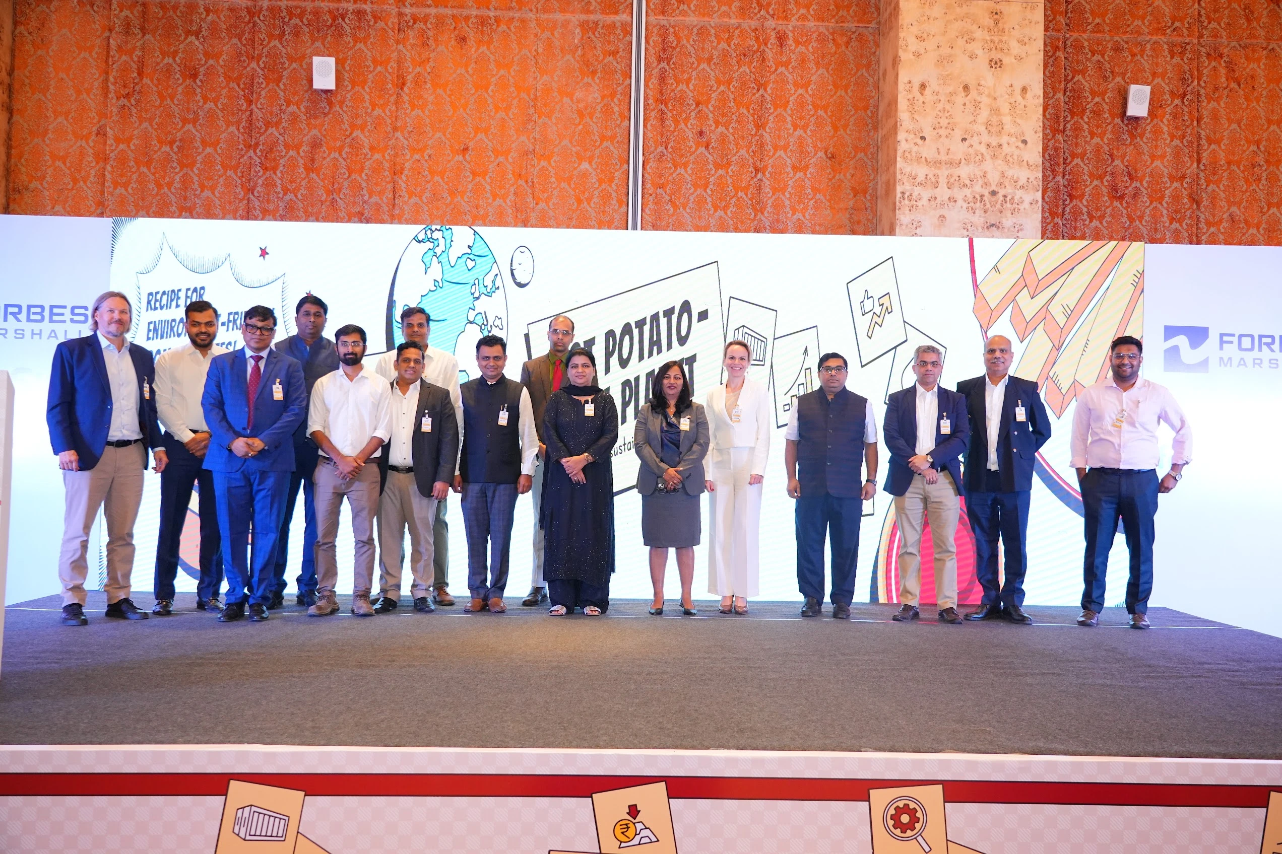 Potato 1 Group picture of the members from Forbes Marshall, forbesvyncke and WaaS Asia from the seminar at Ahmedabad