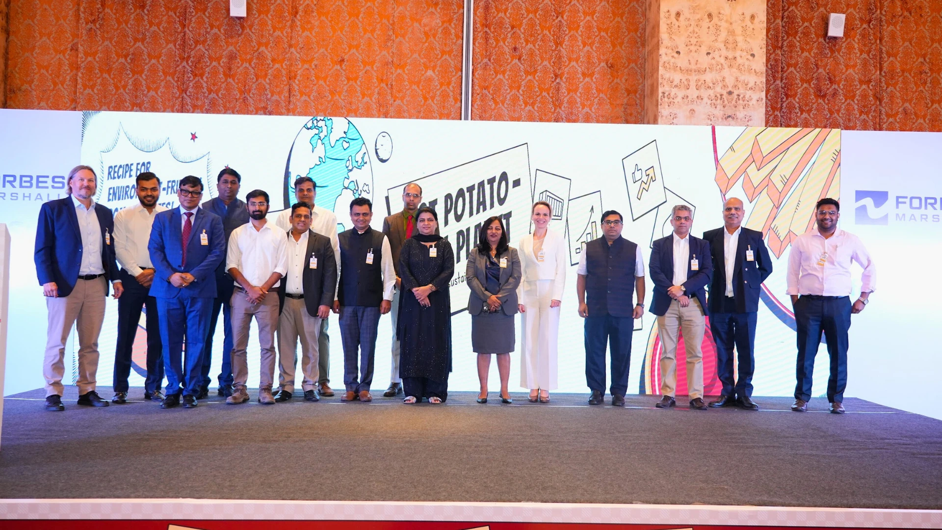 Group picture of the members from Forbes Marshall, forbesvyncke and WaaS Asia from the seminar at Ahmedabad