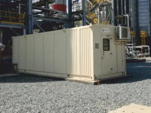 Container based Forbes Marshall SWAS installed at a Gas-fired Combined Cycle Power Plant in South America